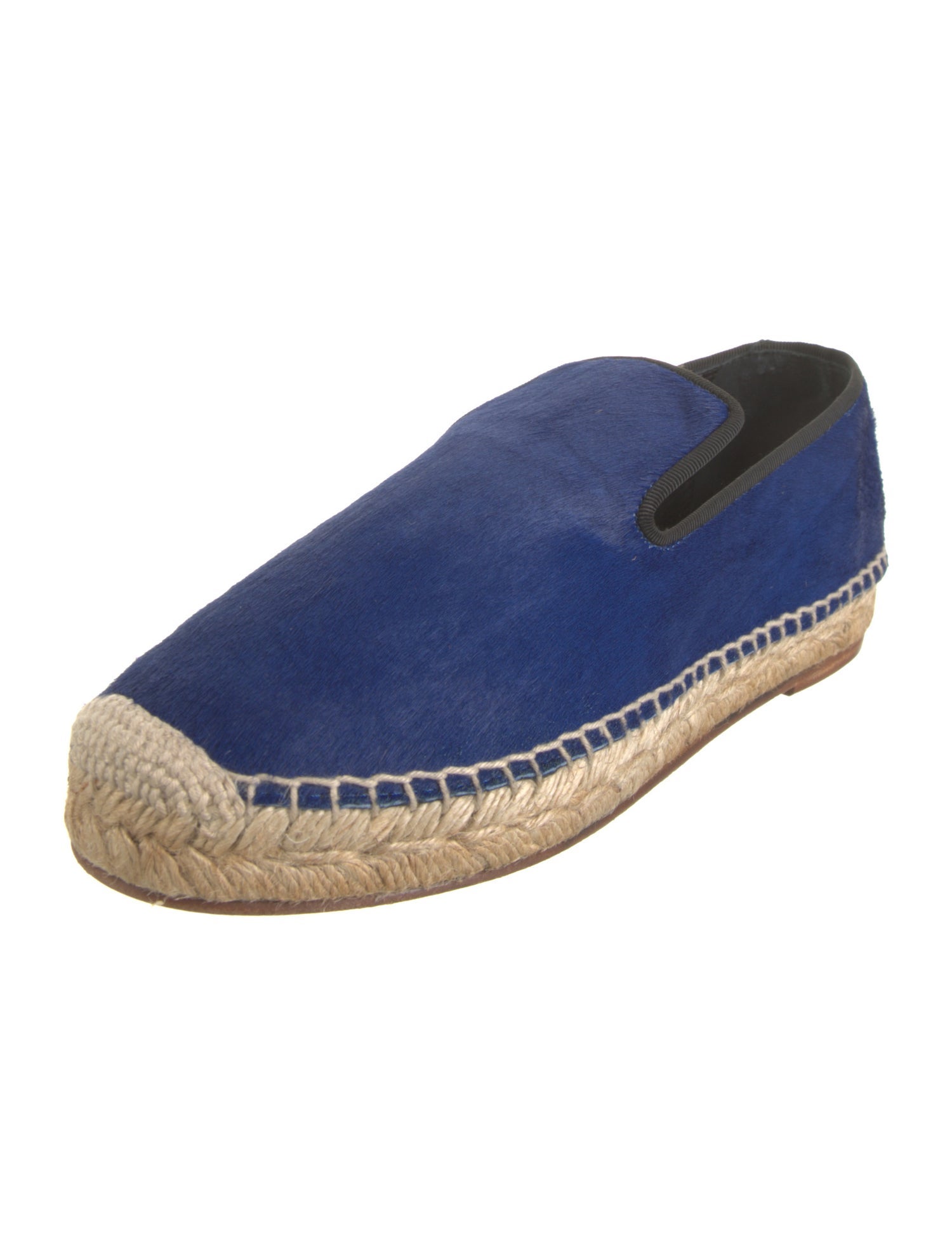 Celine Ponyhair Grosgrain Trim Espadrilles
